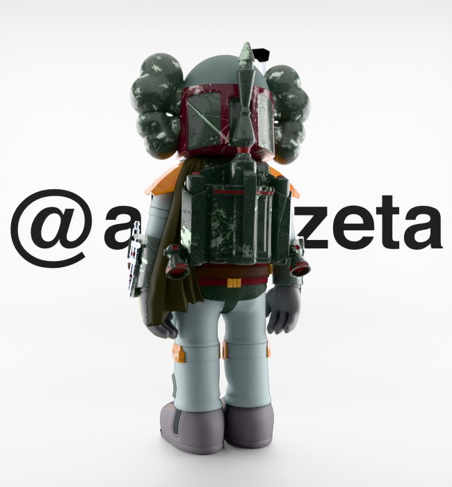 Kaws Mandalorian for Print 3D print model_18
