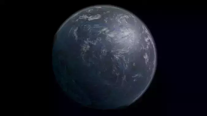 Phosphorus Blue Planet 3D model