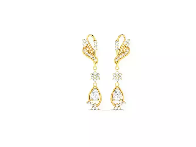 Women Earrings 3D print model