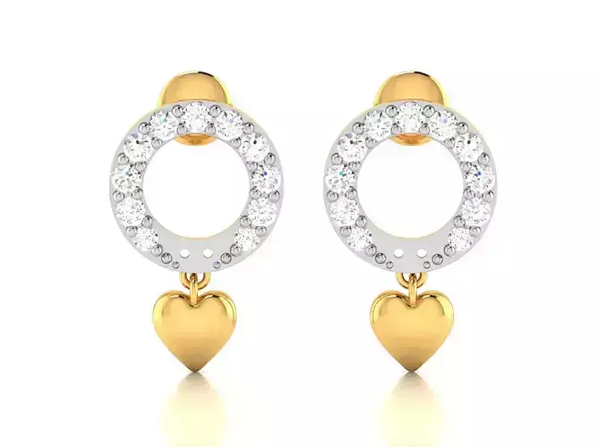 Women Heart Earrings