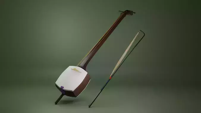 Kokyu-Japanese stringed instrument