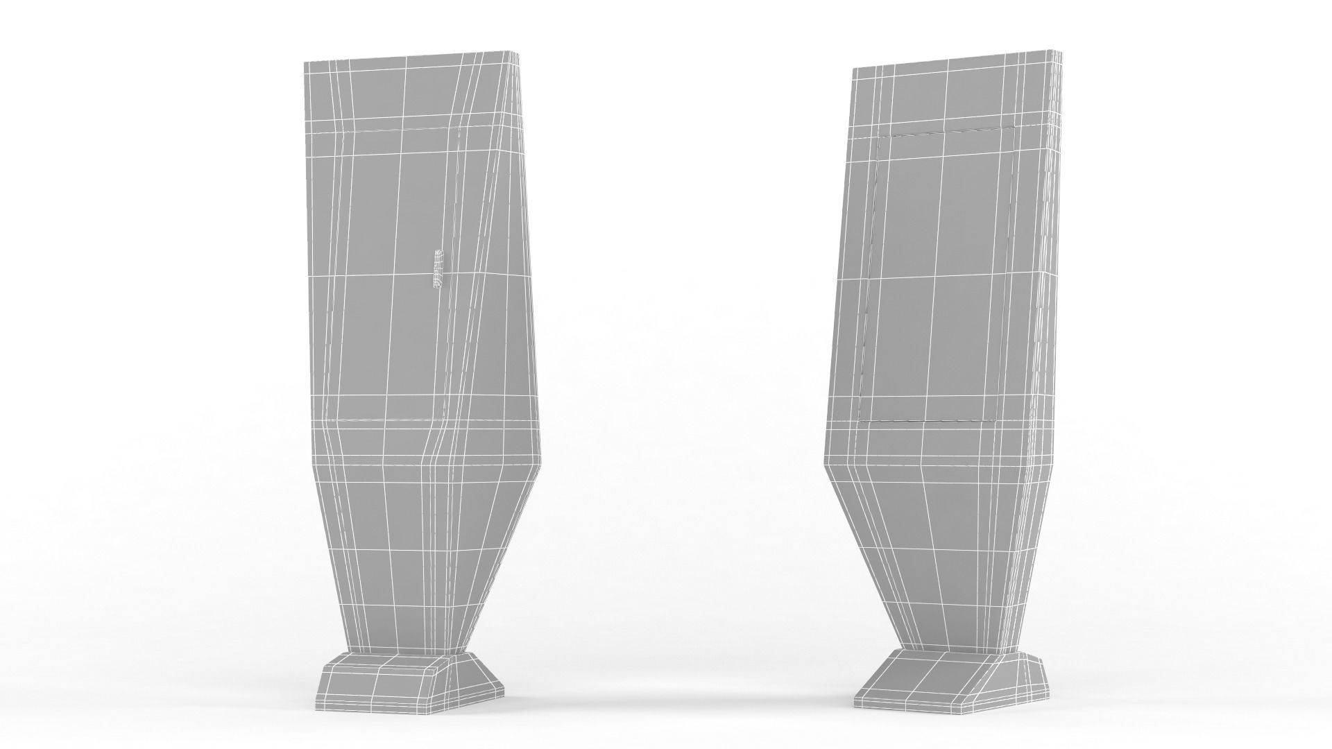 Electronic Kiosk 3D model_7