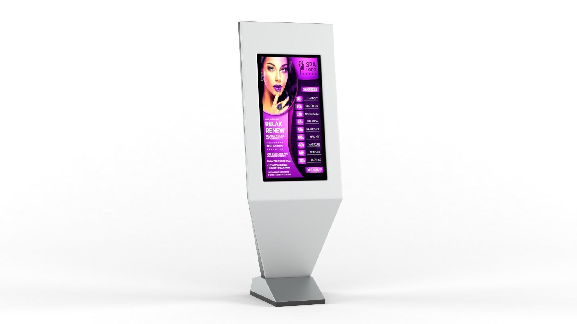 Electronic Kiosk 3D model_6