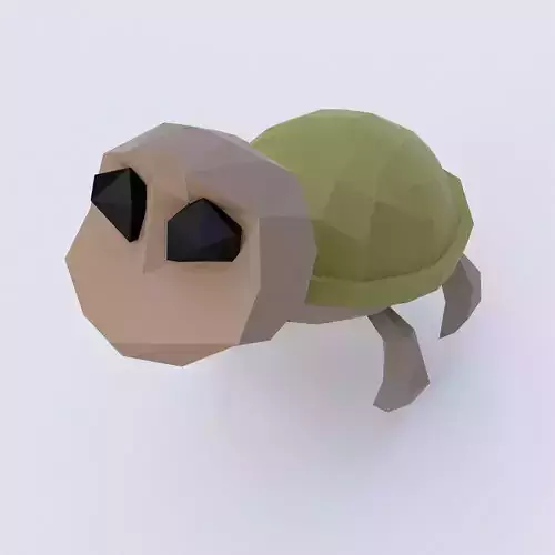 Baby turtle 3d model 
