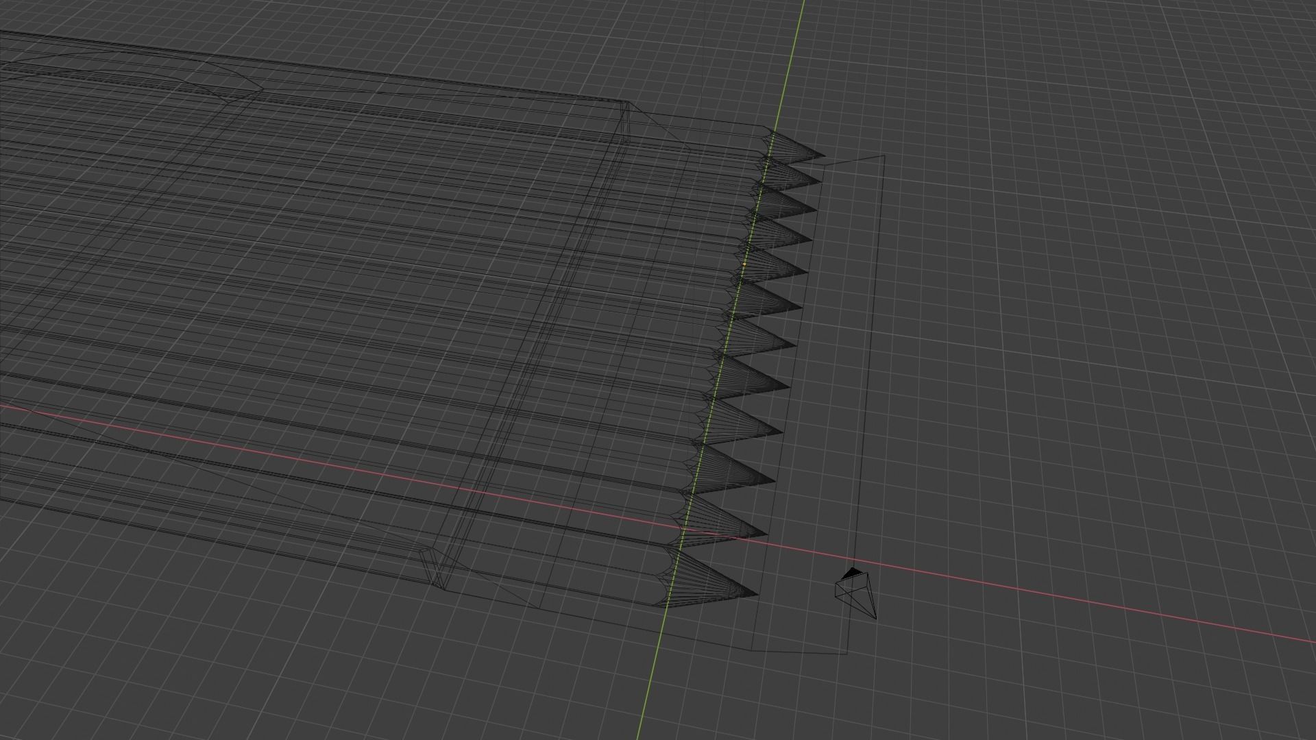 colored pencils Free low-poly 3D model_4