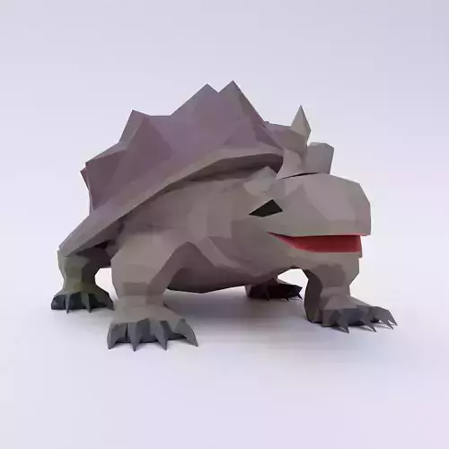  Old turtle 3d model 