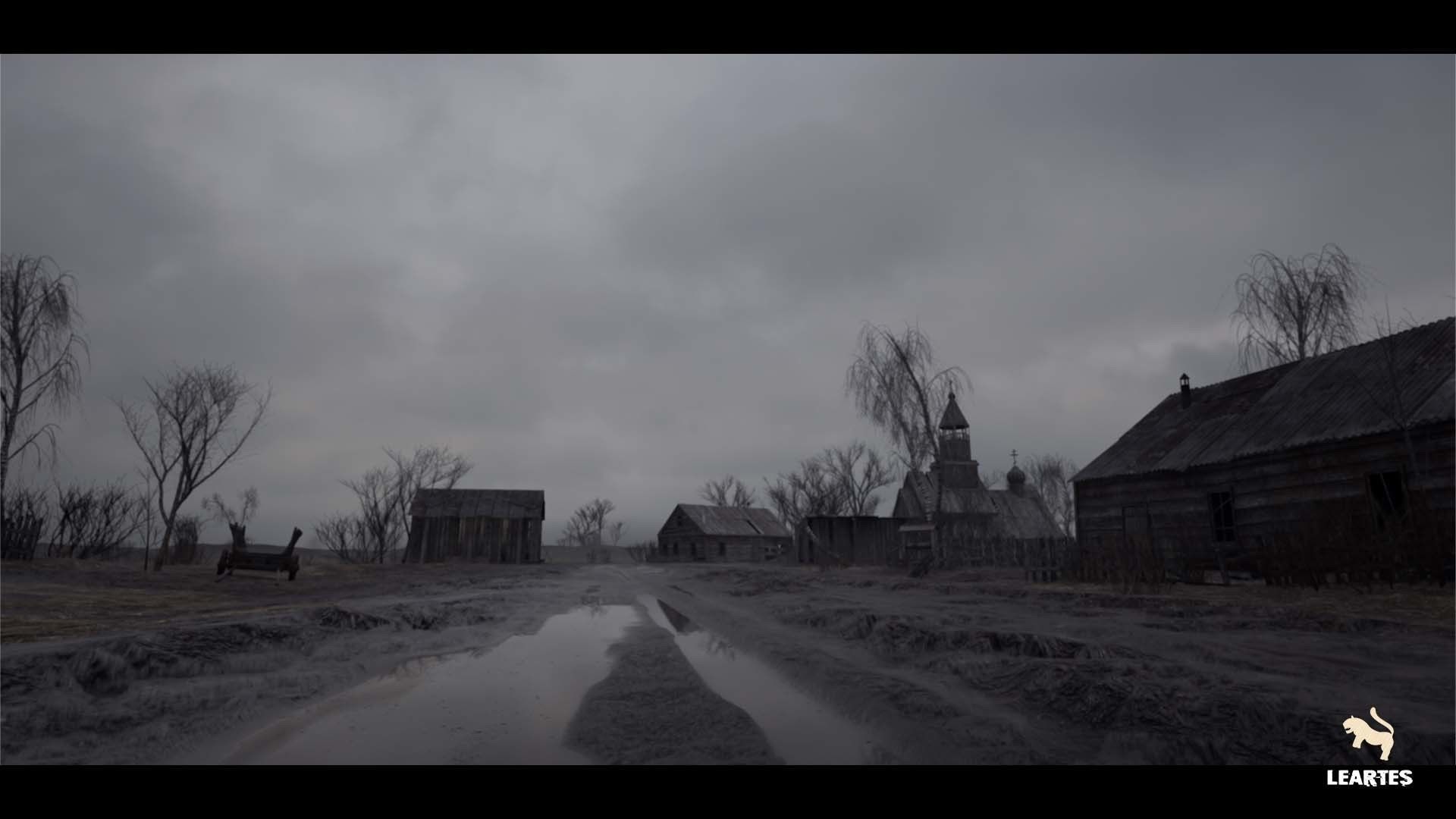 Haunted Village Low-poly 3D model_11