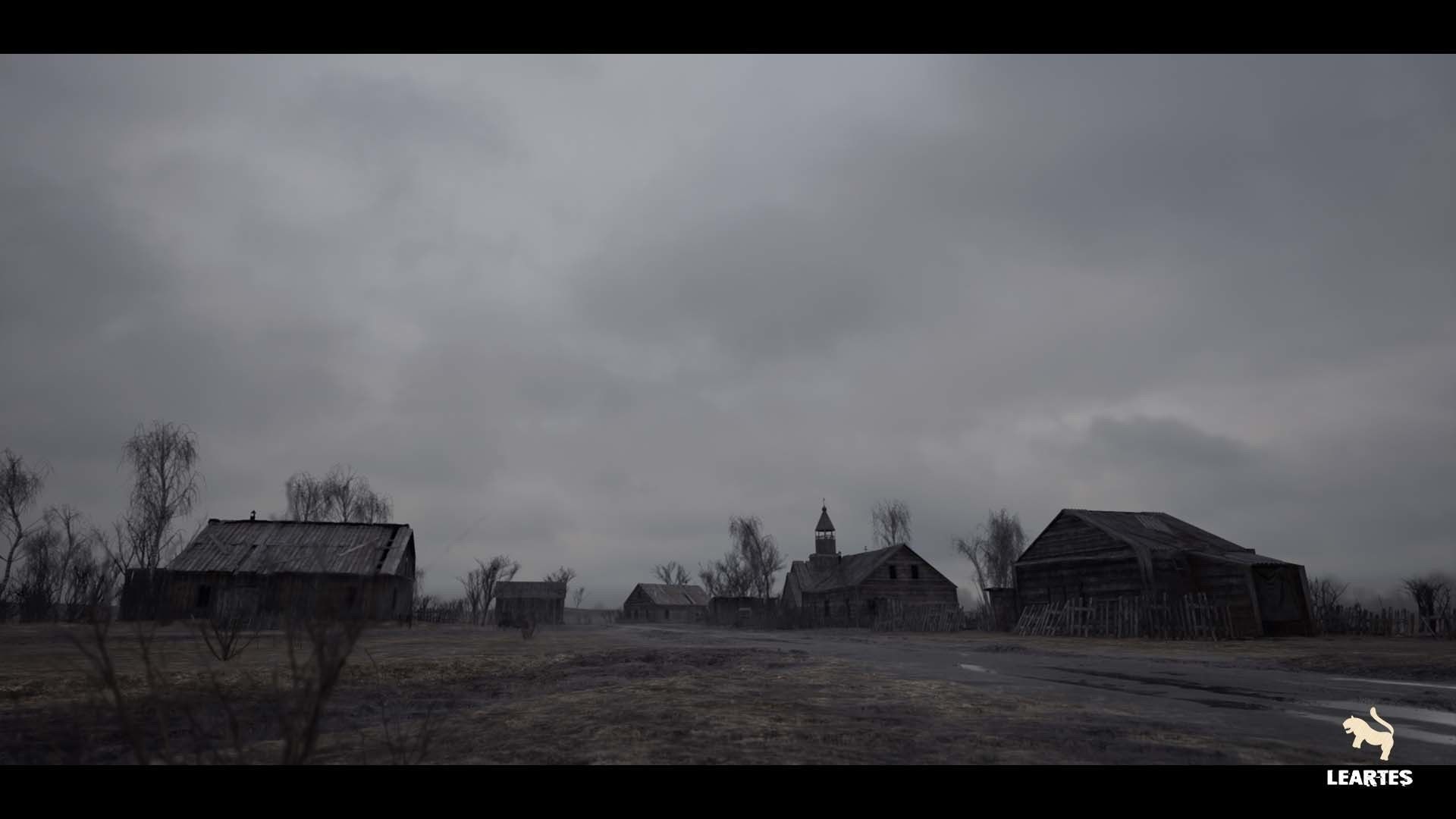 Haunted Village Low-poly 3D model_7