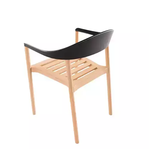 Chair 7 wooden with slats