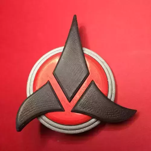 Klingon Imperial Trefoil Emblem Badge
