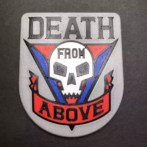 Mobile Infantry Death From Above Badge 3D print model
