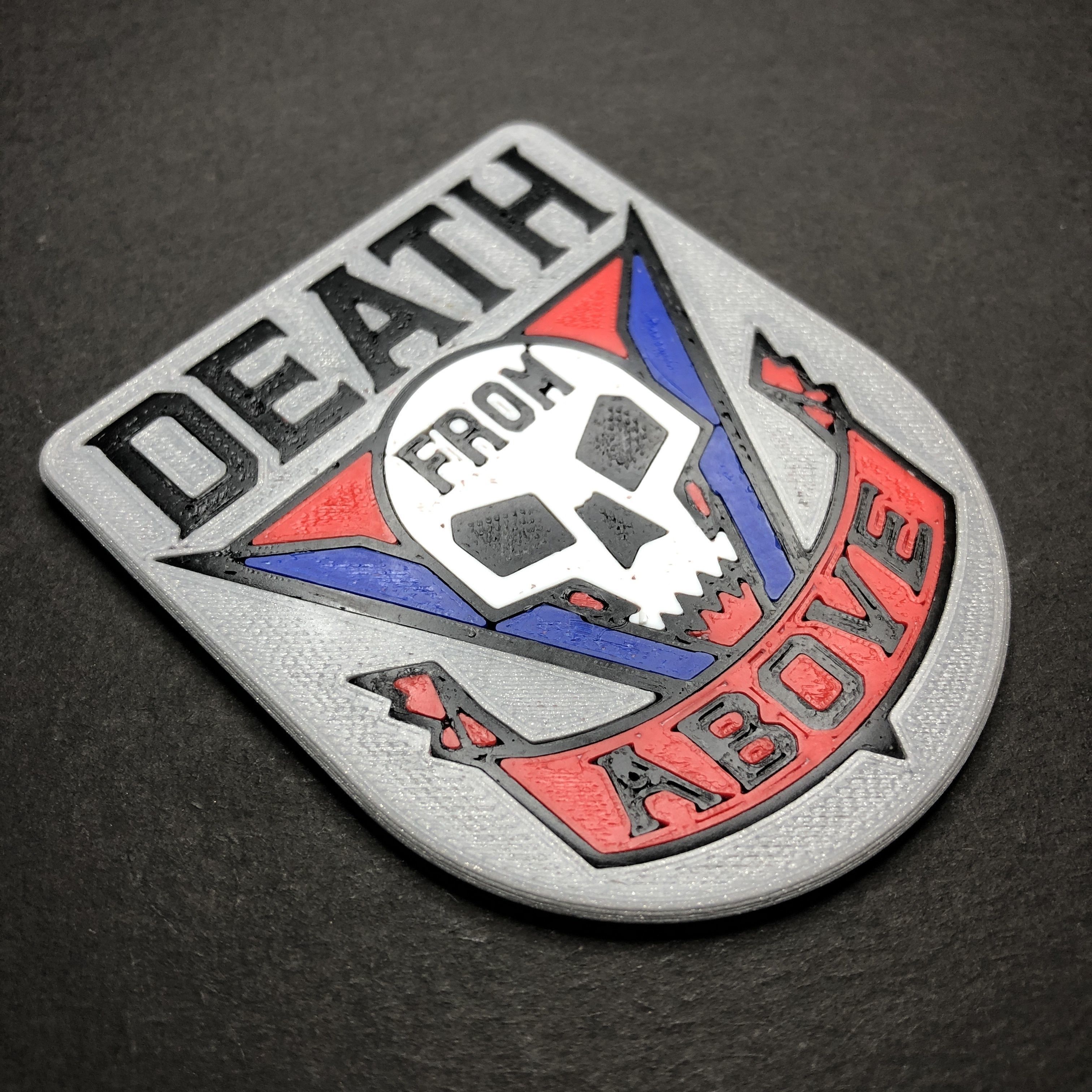 Mobile Infantry Death From Above Badge 3D print model_4