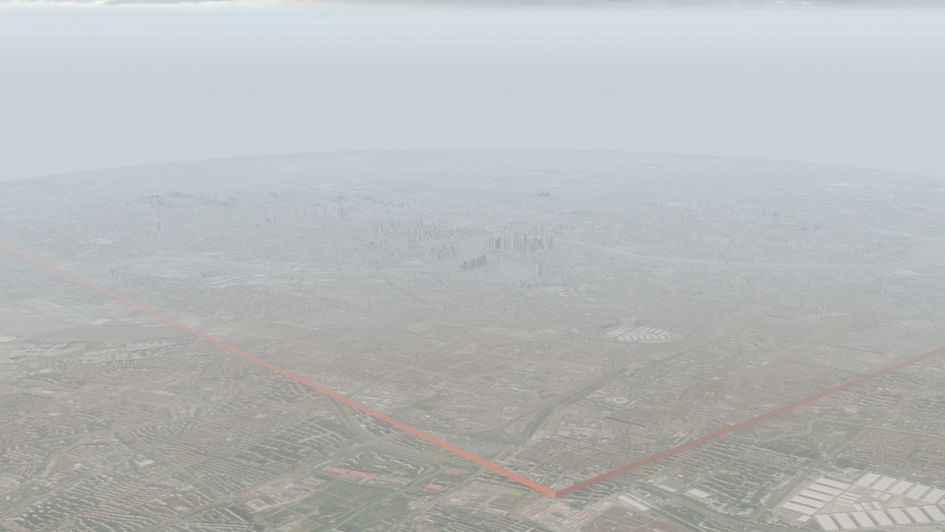 Shanghai City China 3D model_34