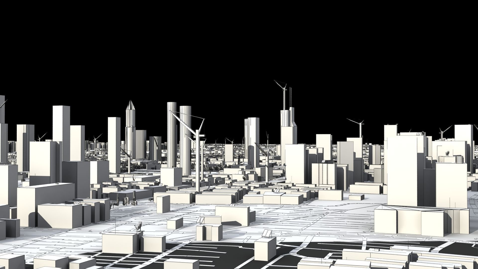 Shanghai City China 3D model_57