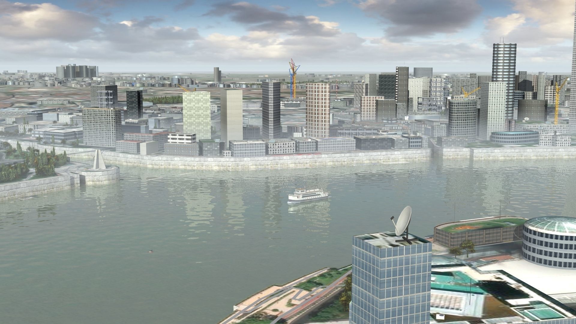 Shanghai City China 3D model_32