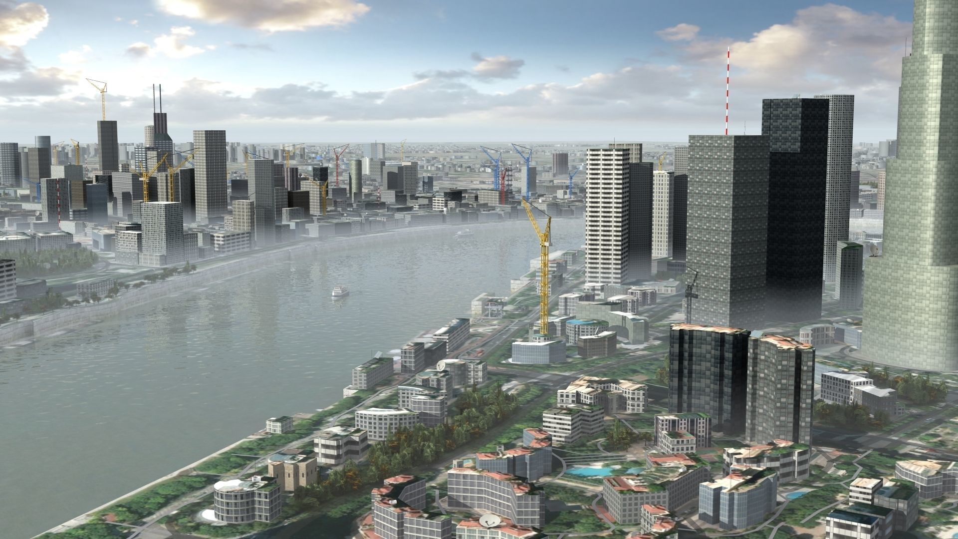 Shanghai City China 3D model_19