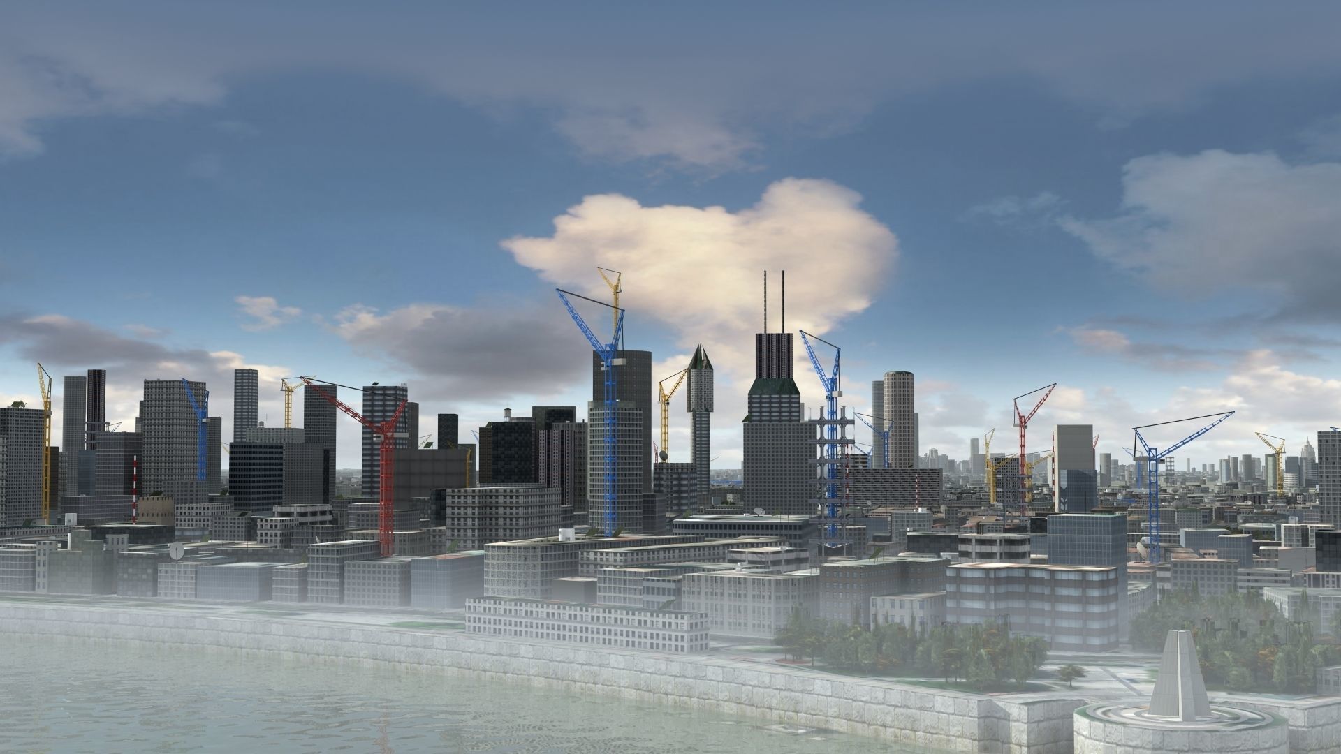 Shanghai City China 3D model_20