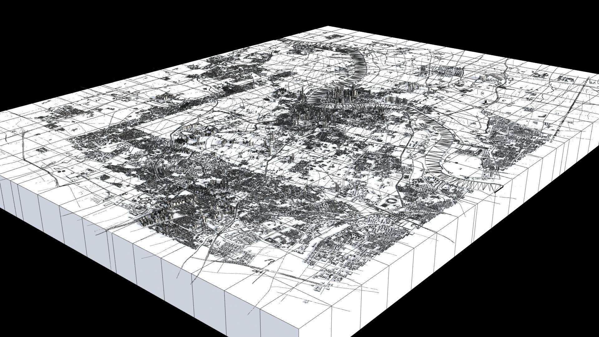 Shanghai City China 3D model_65