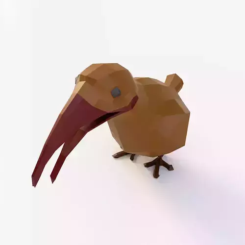 Kiwi bird 3d model 