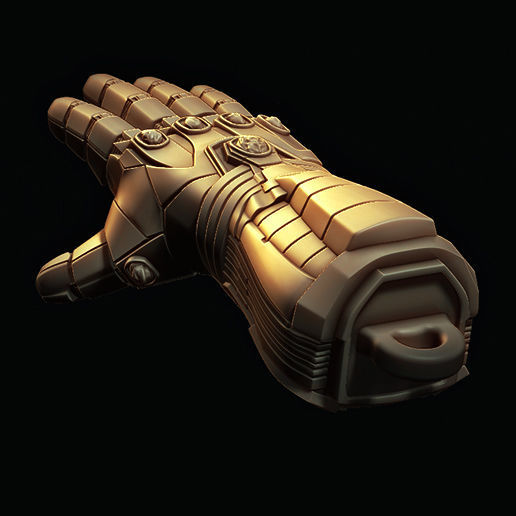Iron Man Infinity Gauntlet 3D print model_1