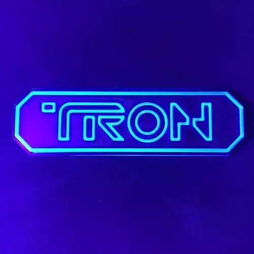 Tron Emblem Badge 3D print model