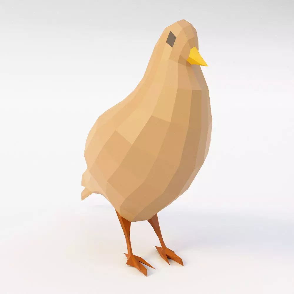 Pigeon bird 3d model Free low-poly 3D model
