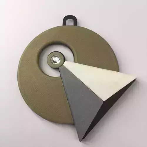 Vulcan IDIC Pendant and Presentation Box 3D print model