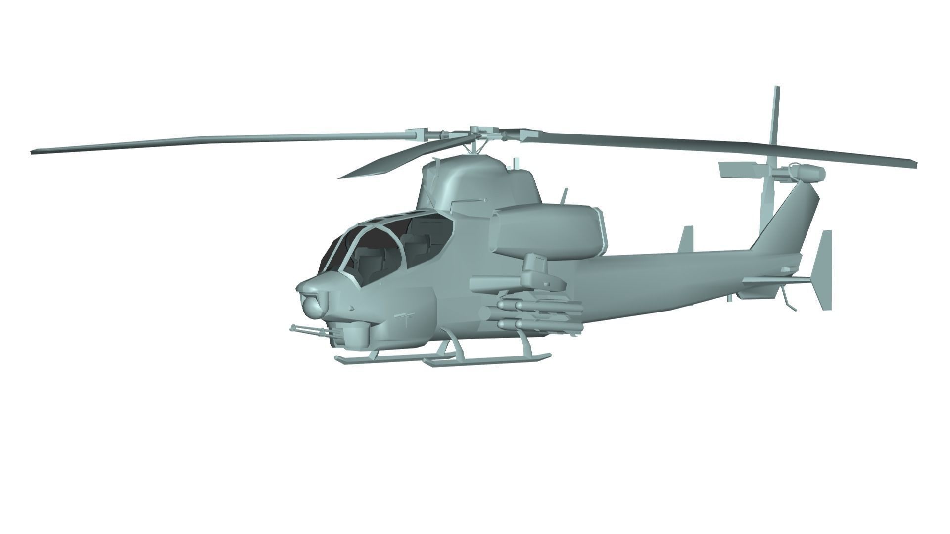Bell AH-1Z Viper 3D model_1