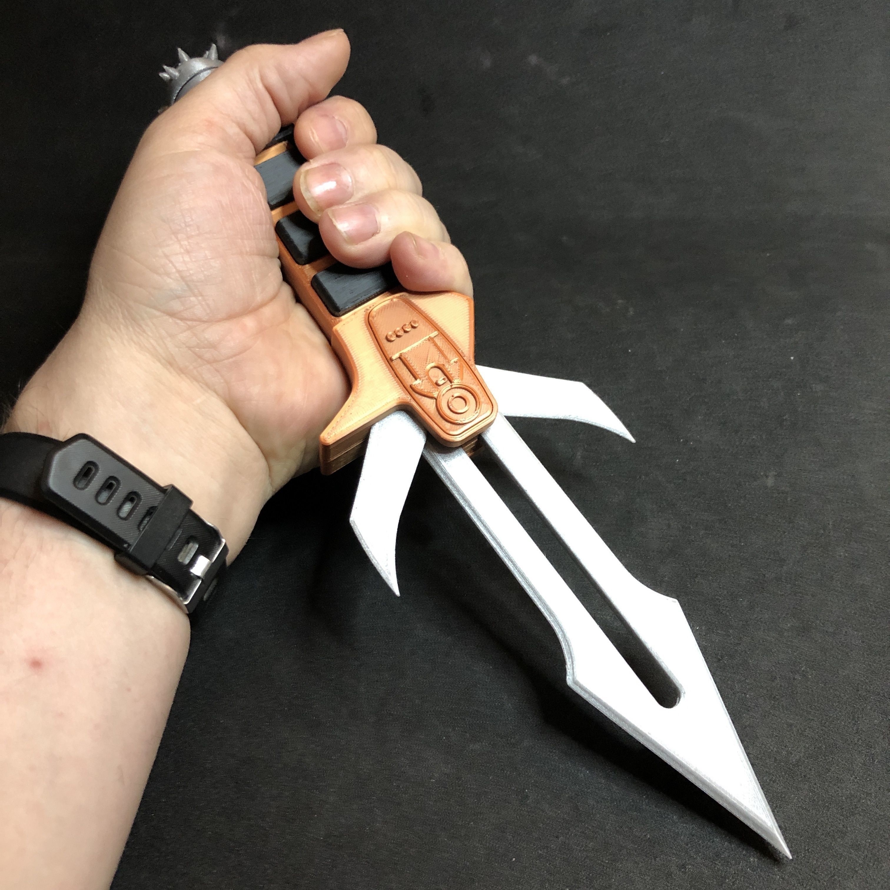 Klingon Dk TagH Honour Blade Dagger 3D print model_13