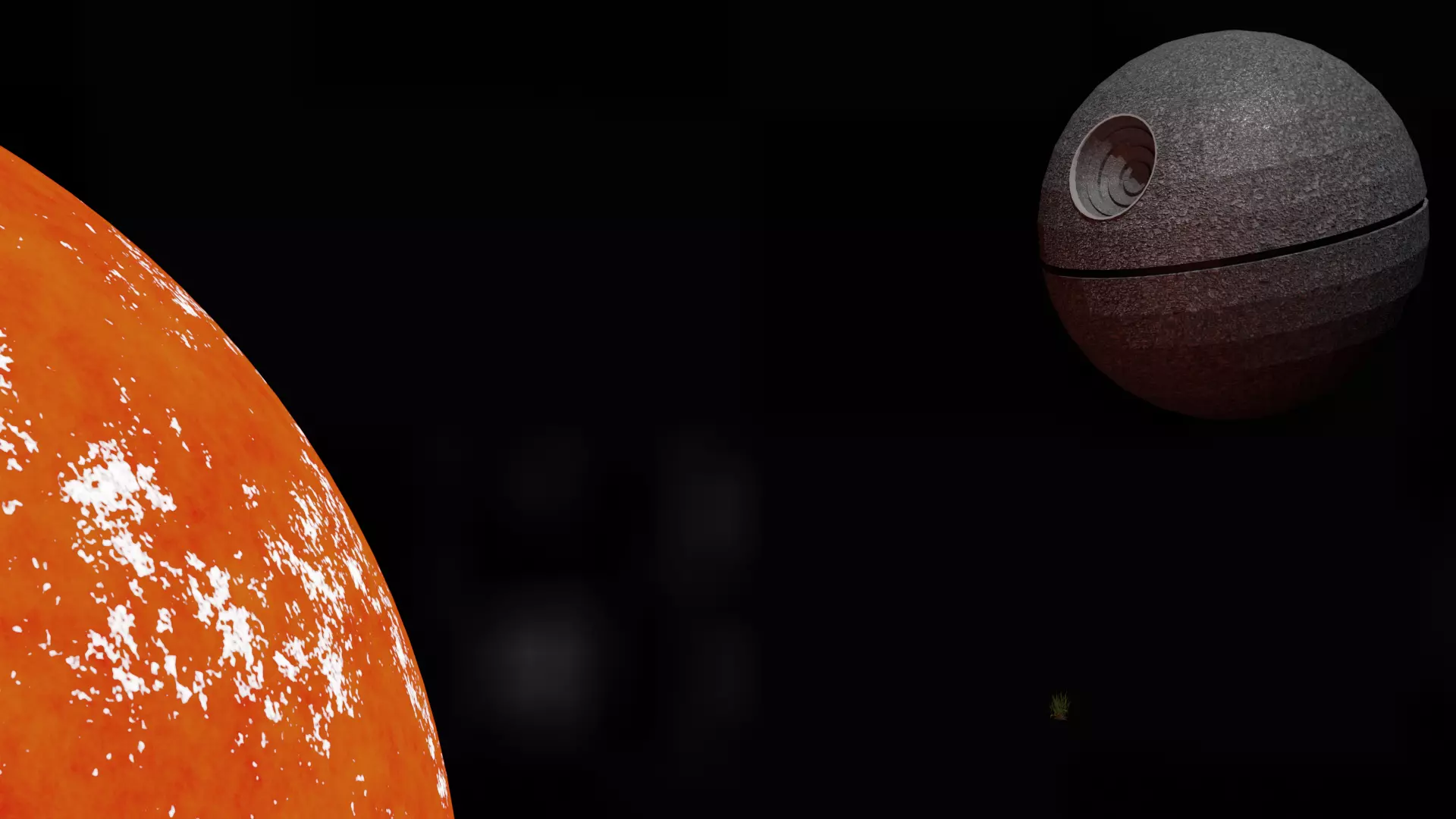 Death stars Free low-poly 3D model