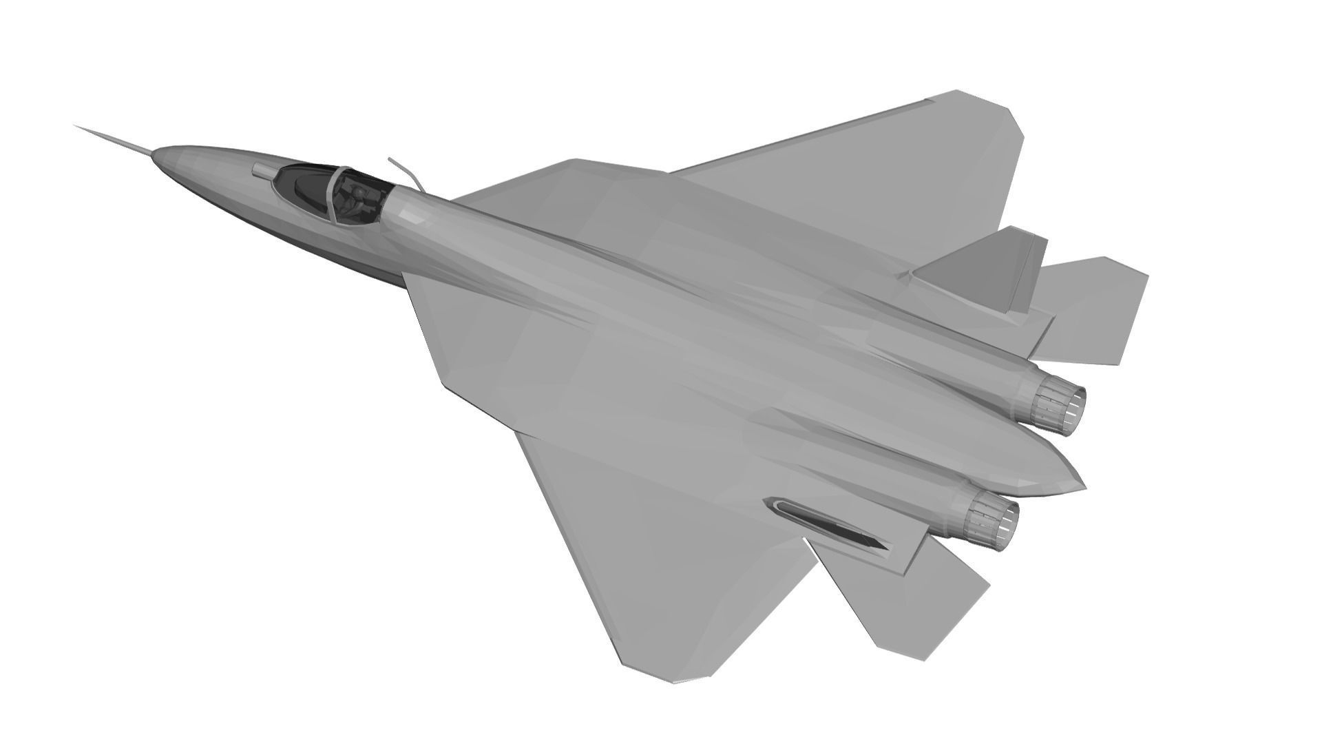 Sukhoi Su-57 3D model_4