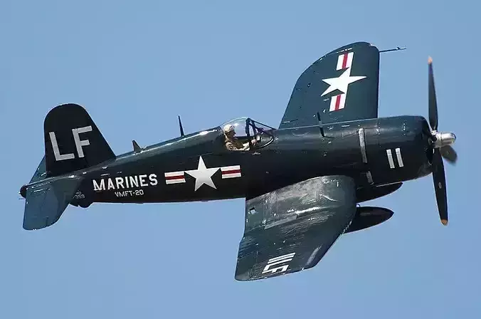 Vought F4U Corsair 3D model