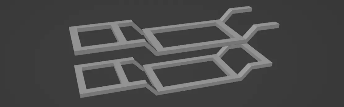 Low Poly Racing and Offroad Chassis Low-poly 3D model