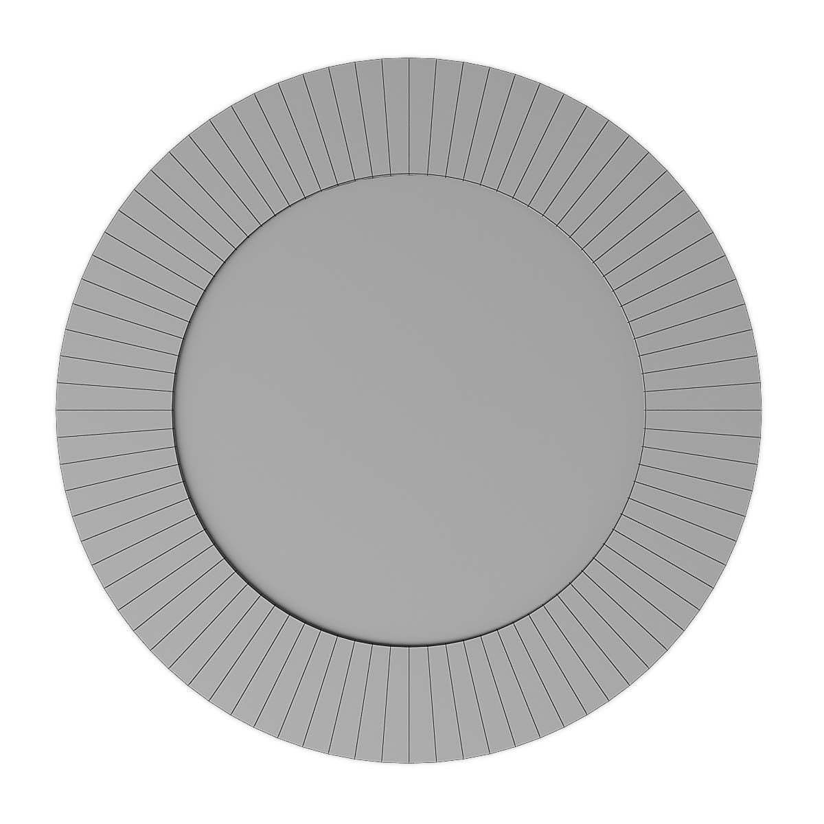 Mirror 012 Low-poly 3D model_2