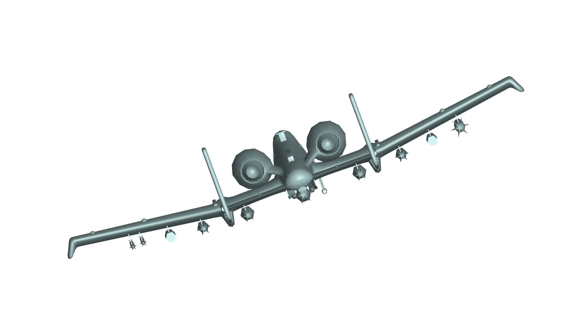 Fairchild Republic A-10 3D model_3