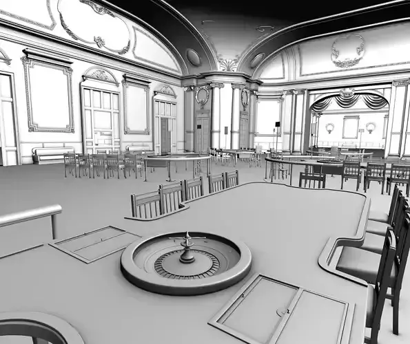 Casino Monte Carlo 3D model