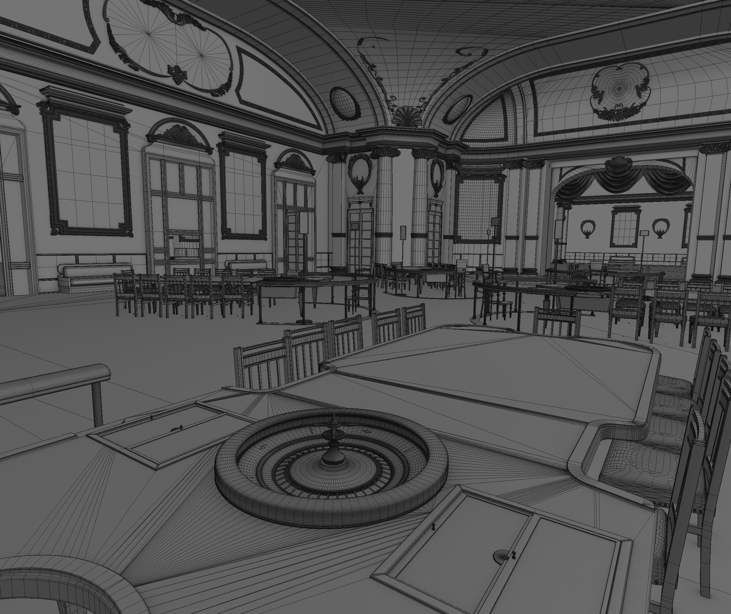 Casino Monte Carlo 3D model_4