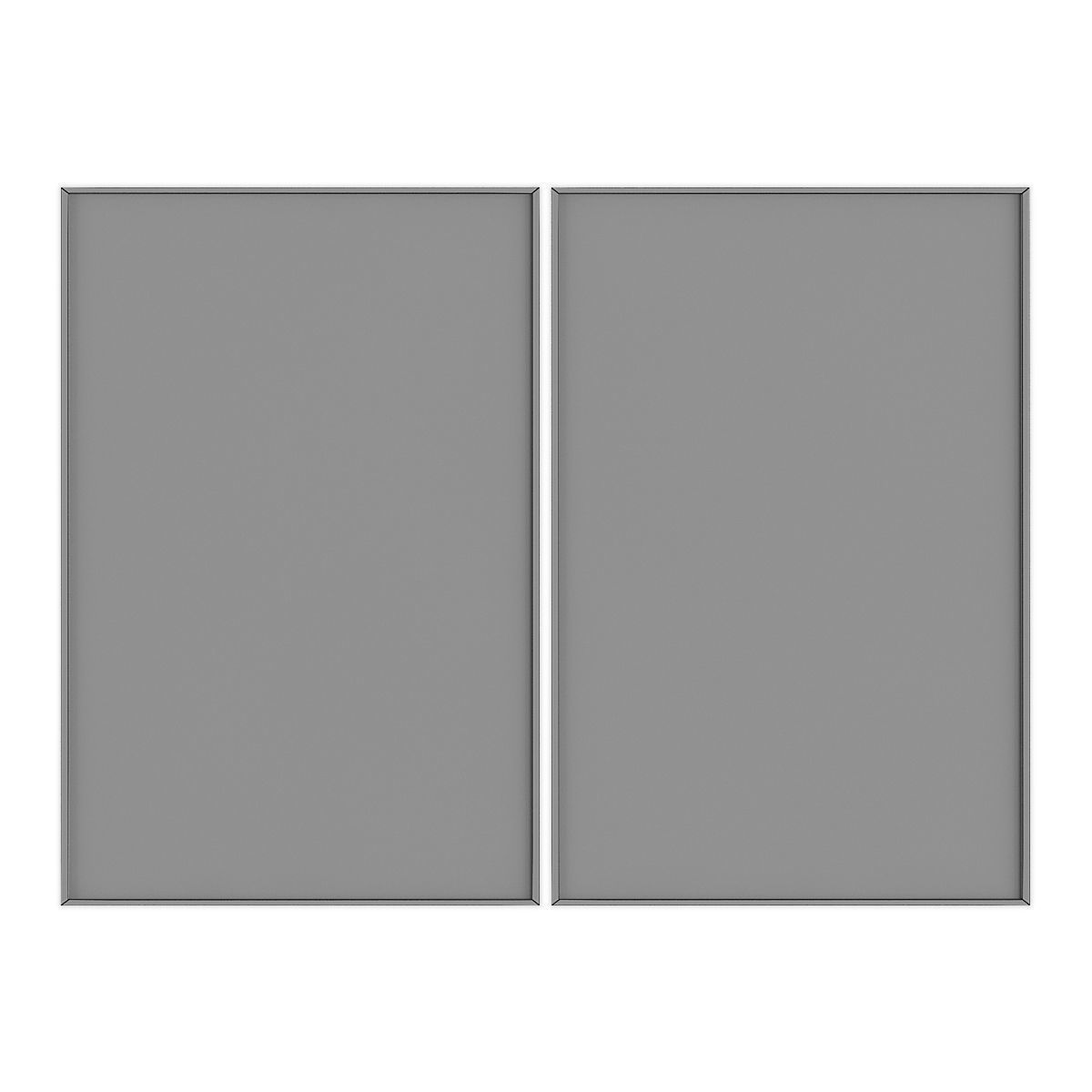 Pictures893 two squares Low-poly 3D model_3