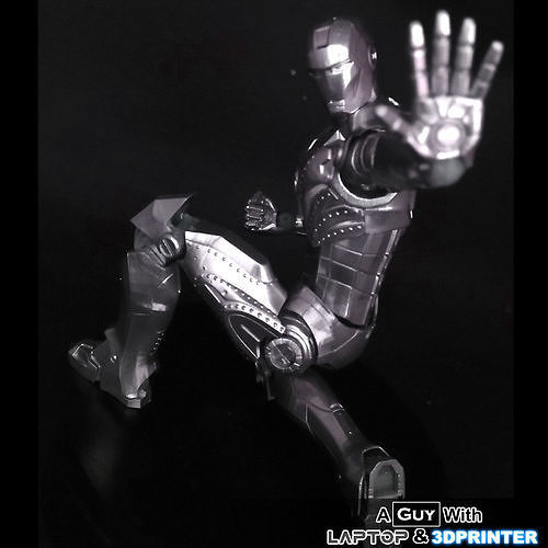 IRONMAN MARK 2 - ARTICULATED RESIN 3DPRINT 3D print model