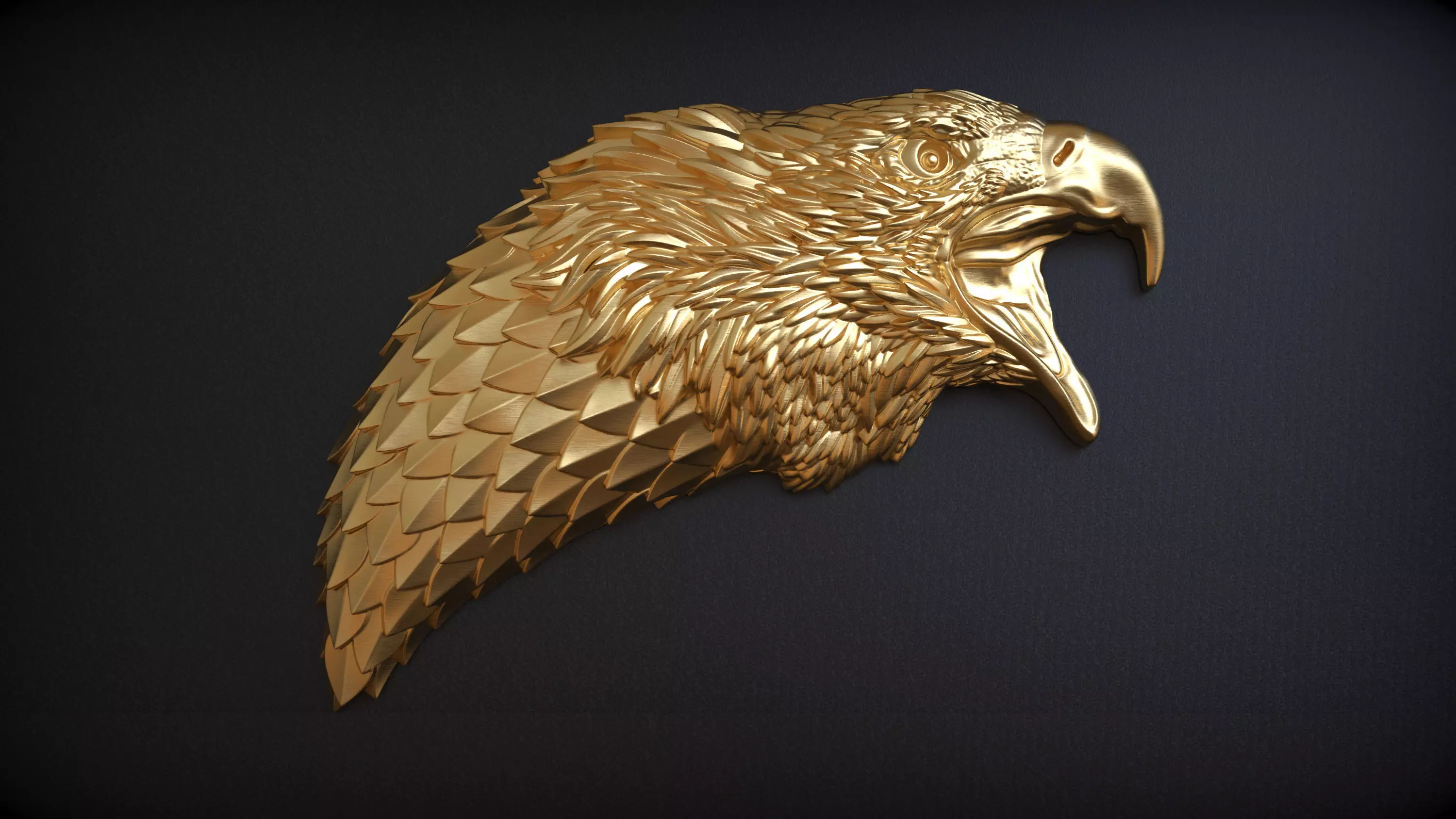 Eagle Pendant for Jewelry and Decorative Printing 3D print model