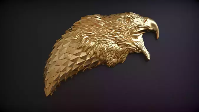 Eagle Pendant for Jewelry and Decorative Printing