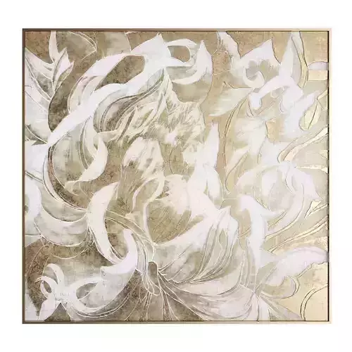 Pictures895 gold and floral wall art