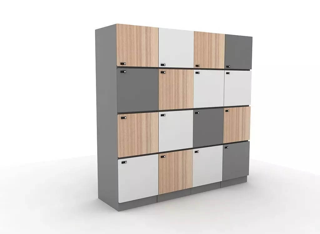 LOCKER CABINET 3D model_0