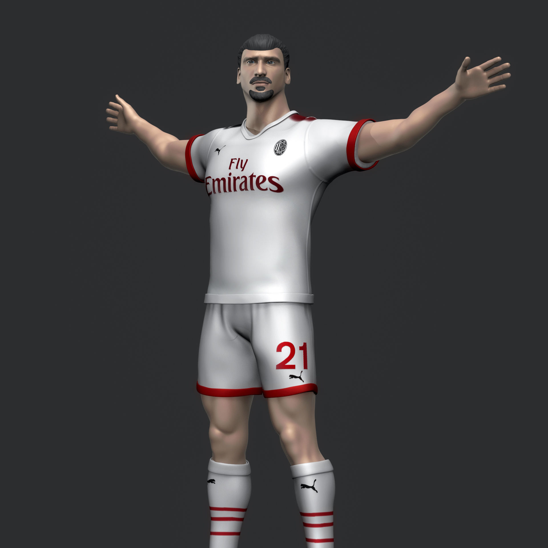 Ibrahimovic 3D Printable 2 3D print model_11