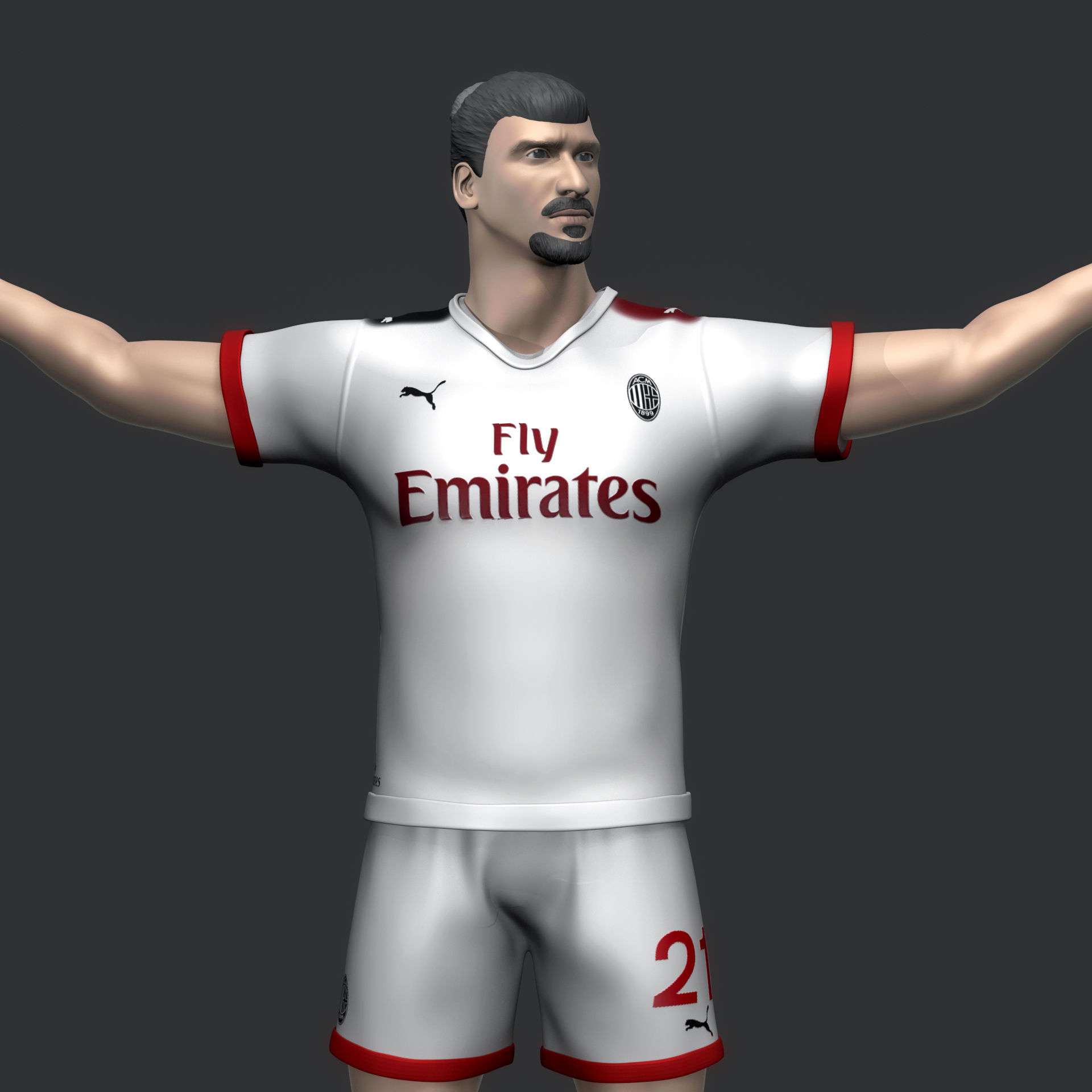 Ibrahimovic 3D Printable 2 3D print model_13