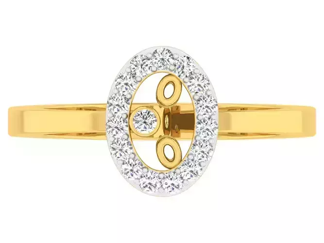 Engagement Ring 3dm STL OBJ FBX Render Details