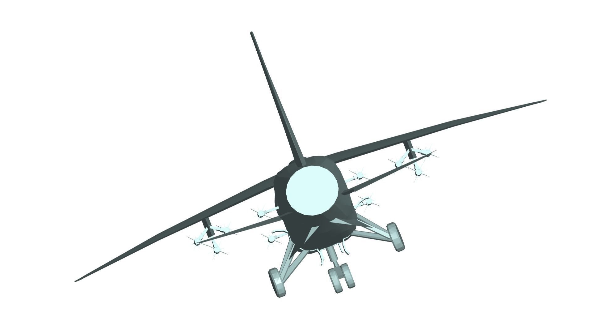 Vought F-8 Crusader 3D model_3