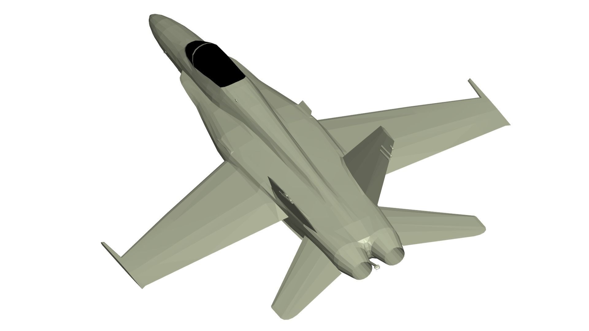McDonnell Douglas F A-18 Hornet 3D model_4