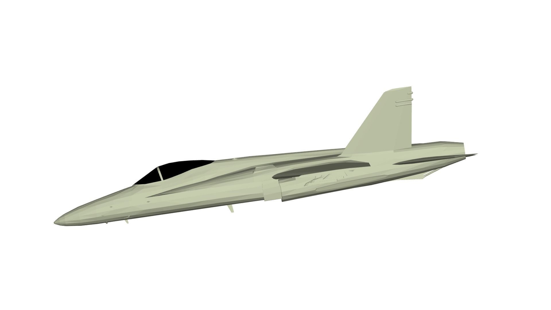 McDonnell Douglas F A-18 Hornet 3D model_2