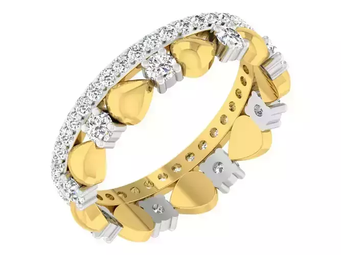 Wedding Engagement Women Etarnaty Band Ring